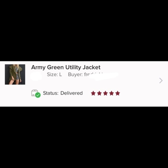 Army Green Utility Jacket - Picture 5 of 5